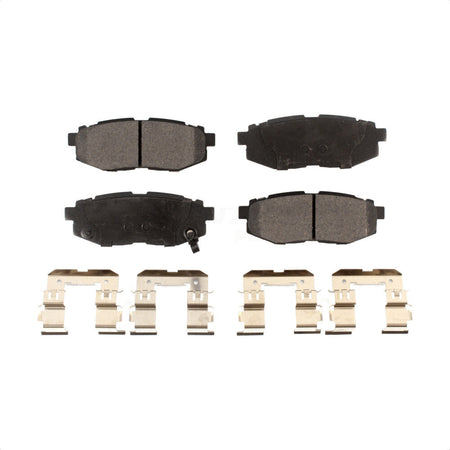 Rear Semi-Metallic Disc Brake Pads PPF-D1124 For Subaru Forester Outback Legacy Scion FR-S BRZ Tribeca B9 Toyota 86 by Positive Plus