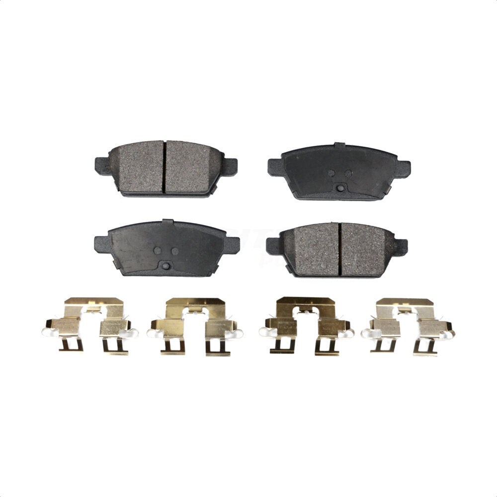 Rear Semi-Metallic Disc Brake Pads PPF-D1161 For Ford Fusion Mazda 6 Lincoln MKZ Mercury Milan Zephyr by Positive Plus