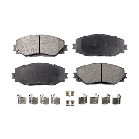 Front Semi-Metallic Disc Brake Pads PPF-D1210 For Toyota Corolla RAV4 Scion xB Prius V xD Matrix Pontiac Vibe Lexus HS250h by Positive Plus