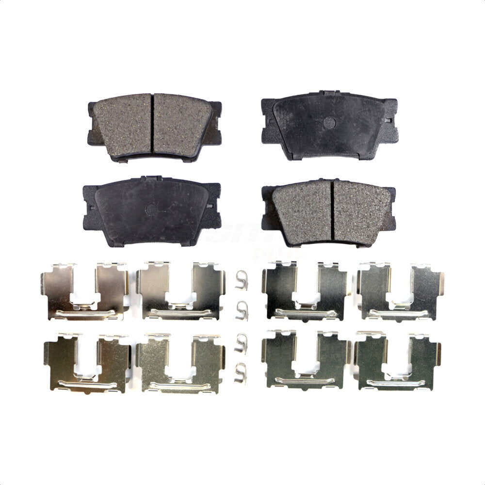 Rear Semi-Metallic Disc Brake Pads PPF-D1212 For Toyota Camry RAV4 Lexus ES350 Avalon Matrix ES300h Pontiac Vibe HS250h by Positive Plus