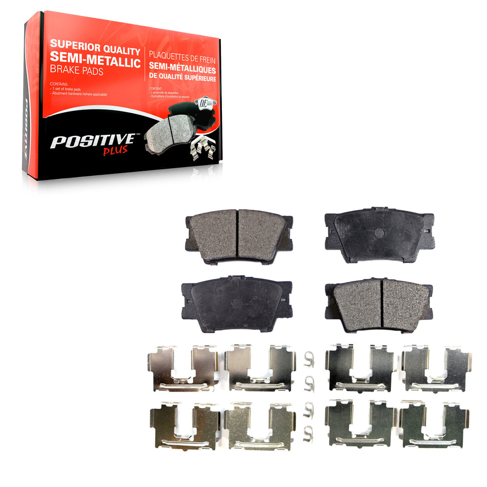 Rear Semi-Metallic Disc Brake Pads PPF-D1212 For Toyota RAV4 Camry Matrix Lexus ES350 Pontiac Vibe
