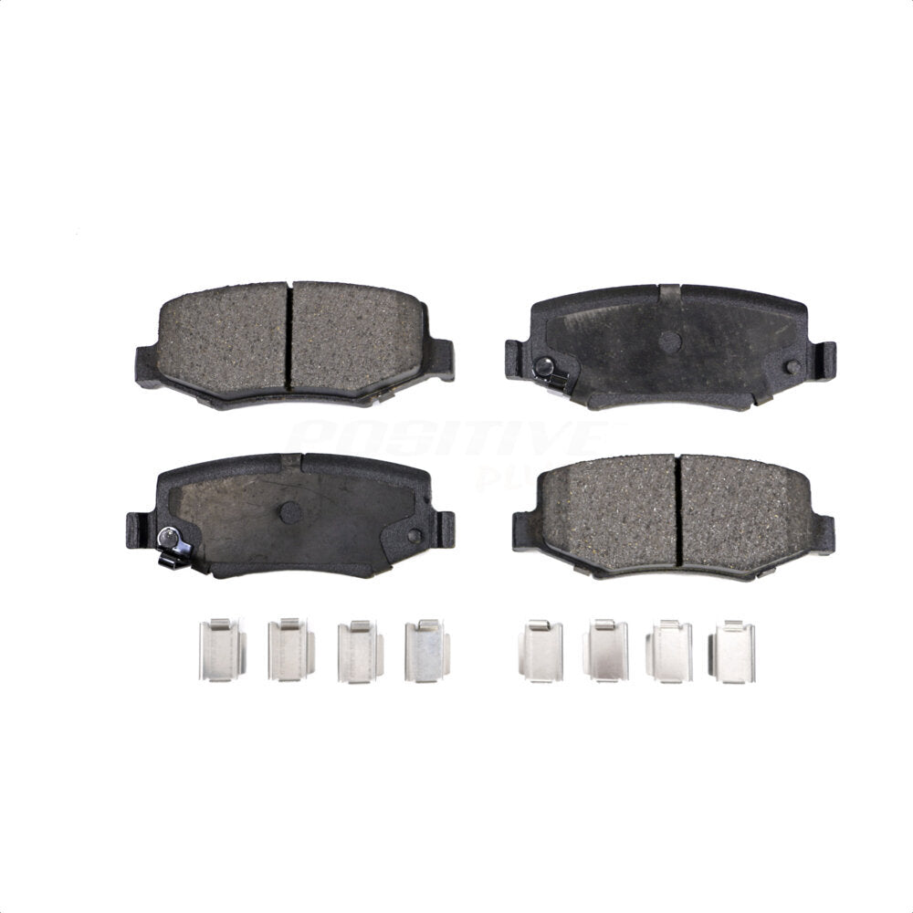 Rear Semi-Metallic Disc Brake Pads PPF-D1274 For Jeep Wrangler Liberty Dodge Nitro JK by Positive Plus