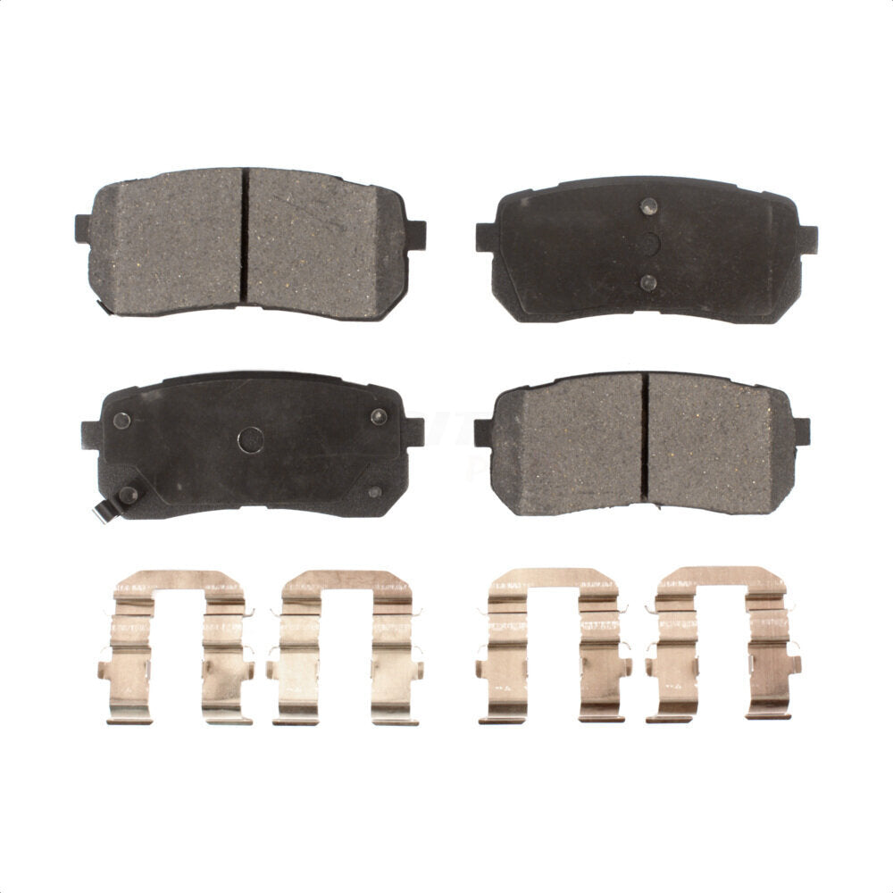 Rear Semi-Metallic Disc Brake Pads PPF-D1302 For Kia Sedona Hyundai Veracruz by Positive Plus