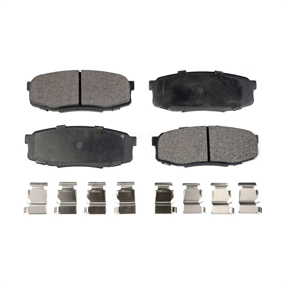 Rear Semi-Metallic Disc Brake Pads PPF-D1304 For Toyota Tundra Sequoia Lexus LX570 Land Cruiser by Positive Plus