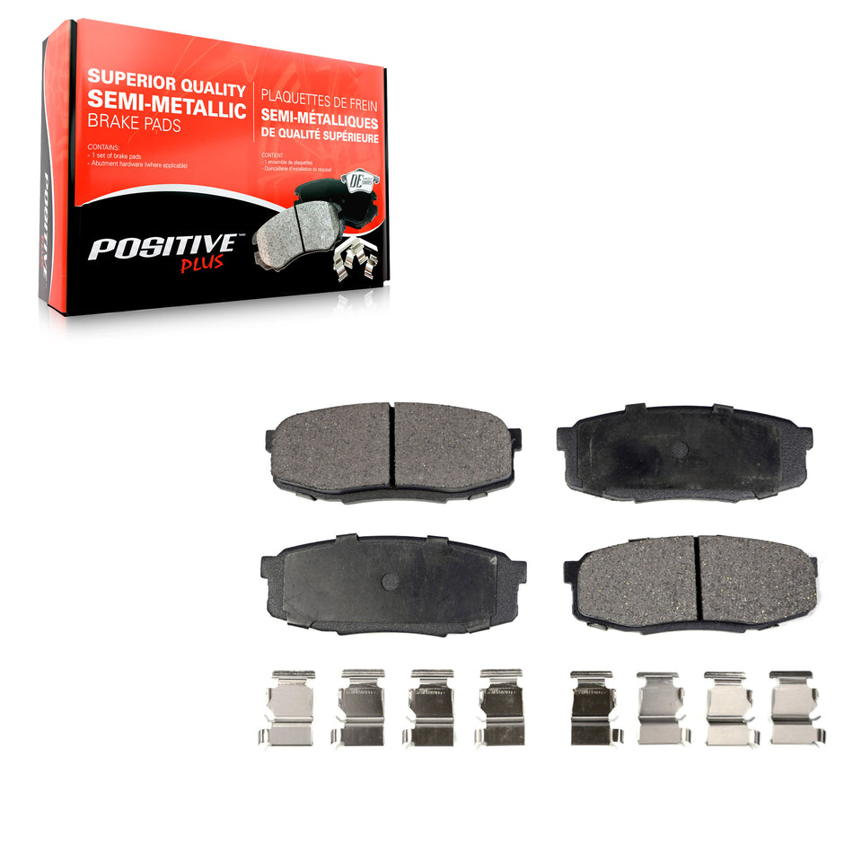 Rear Semi-Metallic Disc Brake Pads PPF-D1304 For Toyota Tundra Sequoia Lexus LX570 Land Cruiser