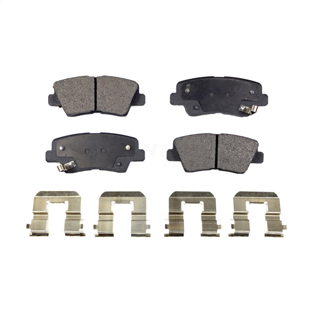 Rear Semi-Metallic Disc Brake Pads PPF-D1313 For Hyundai Sonata Kia Optima Soul Elantra Azera Accent Amanti by Positive Plus