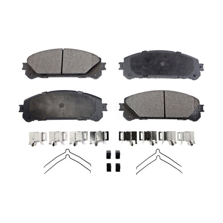 Front Semi-Metallic Disc Brake Pads PPF-D1324 For Toyota Highlander Lexus Sienna RX350 NX200t RX450h NX300 RX350L Camry NX300h RX450hL Avalon Subaru bZ4X Crown NX250 NX350 NX350h NX450h+ Solterra RAV4 by Positive Plus