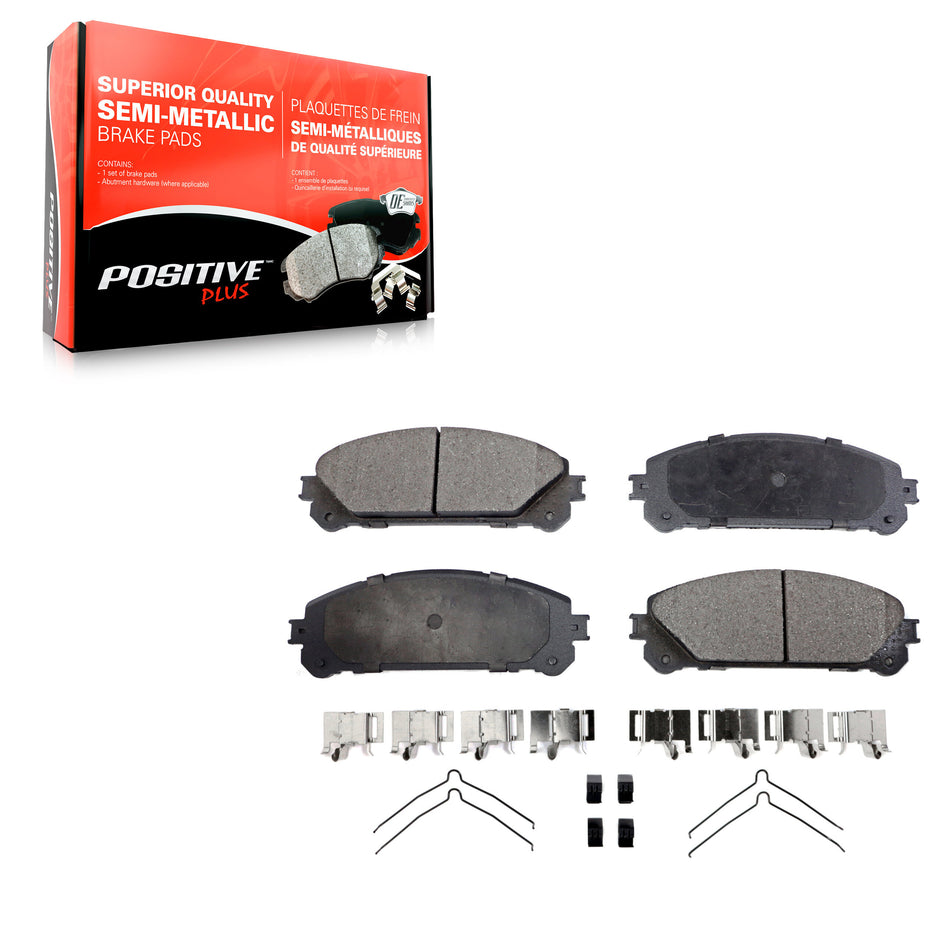 Front Semi-Metallic Disc Brake Pads PPF-D1324 For Toyota Lexus Highlander Sienna RX350 Camry NX300