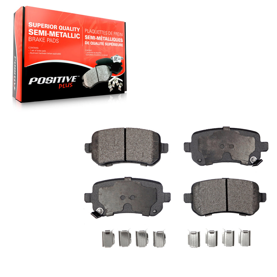 Rear Semi-Metallic Disc Brake Pads PPF-D1326 For Dodge Grand Caravan Journey Chrysler Town & Country