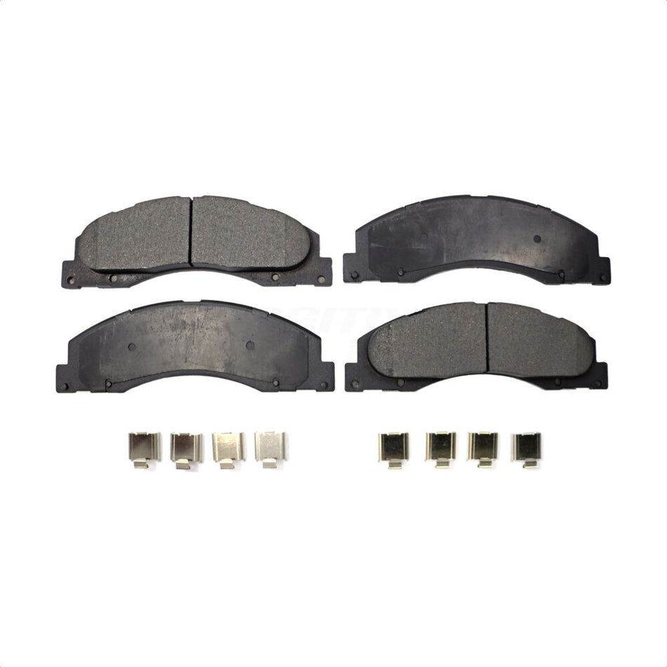 Front Semi-Metallic Disc Brake Pads PPF-D1328 For Ford E-350 Super Duty E-250 E-150 E-450 Econoline by Positive Plus