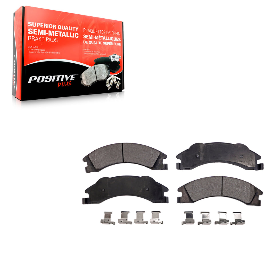 Rear Semi-Metallic Disc Brake Pads PPF-D1329 For Ford E-350 Super Duty E-250 E-150 E-450 Econoline