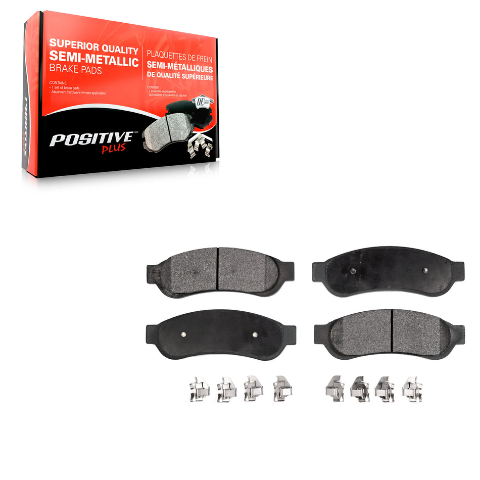Rear Semi-Metallic Disc Brake Pads PPF-D1334 For Ford F-350 Super Duty F-250 F-450