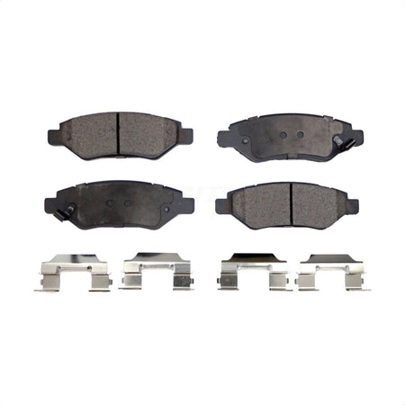 Rear Semi-Metallic Disc Brake Pads PPF-D1337 For Cadillac Chevrolet Camaro SRX CTS Saab 9-4X by Positive Plus