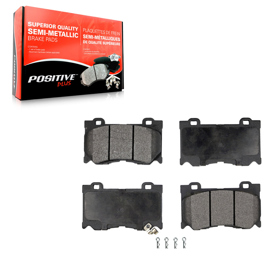 Front Semi-Metallic Disc Brake Pads PPF-D1346 For INFINITI Q50 G37 Nissan 370Z Q60 Z M37 FX50 QX70