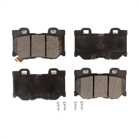 Rear Semi-Metallic Disc Brake Pads PPF-D1347 For INFINITI G37 Q50 Nissan 370Z Q60 M37 Q70 Q70L QX70 M56 FX50 Z by Positive Plus