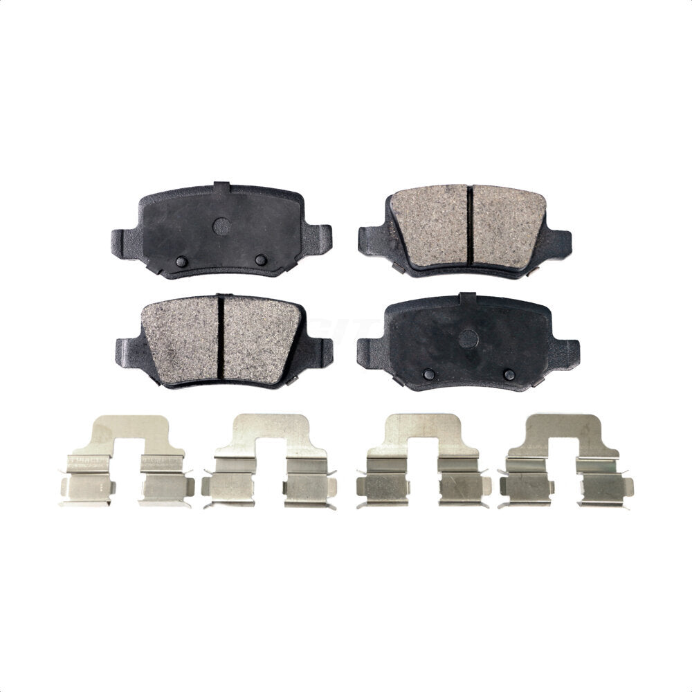 Rear Semi-Metallic Disc Brake Pads PPF-D1358 For 2006-2011 Mercedes-Benz B200 by Positive Plus