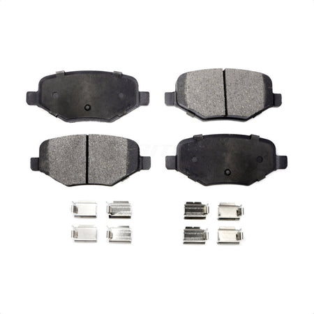 Rear Semi-Metallic Disc Brake Pads PPF-D1377 For Ford Explorer Edge Taurus Flex Lincoln Police Interceptor Utility MKX MKS MKT by Positive Plus