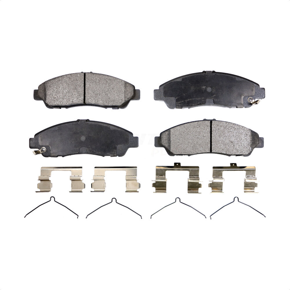 Front Semi-Metallic Disc Brake Pads PPF-D1378 For Honda Pilot Acura MDX RLX ZDX by Positive Plus