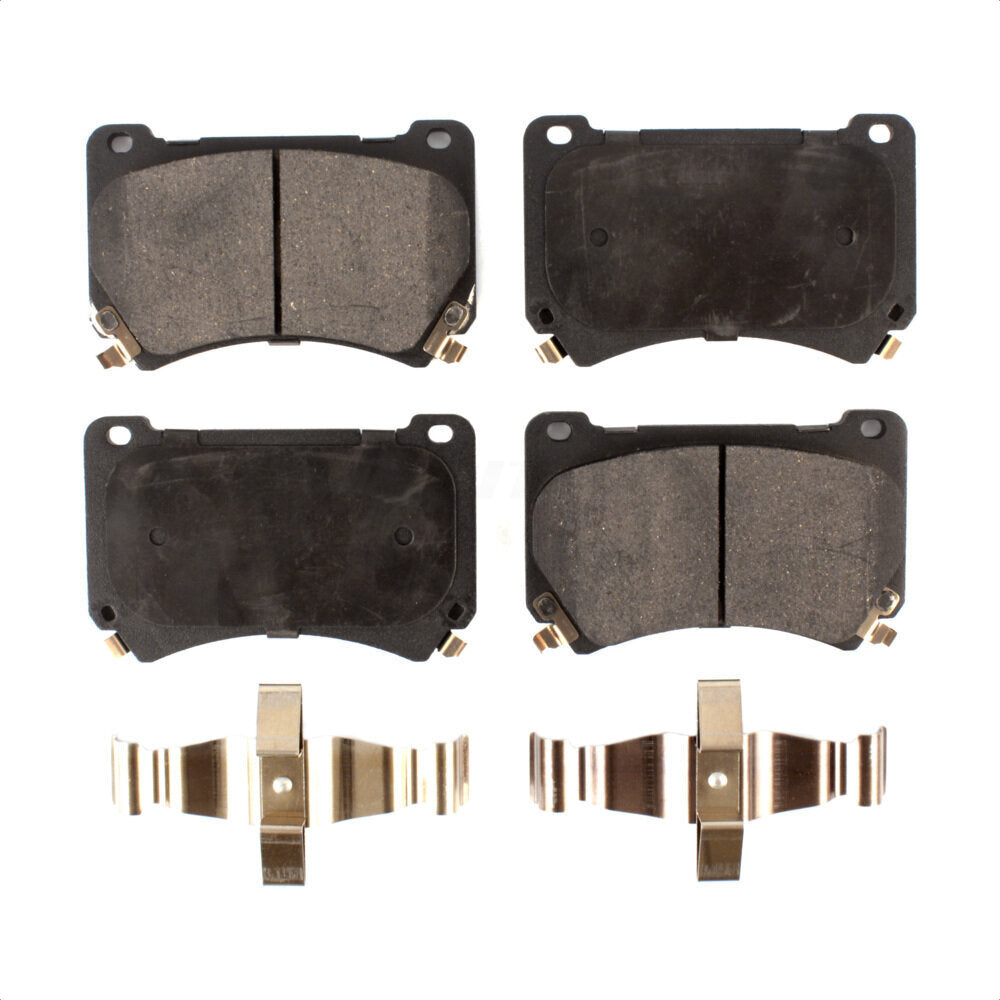 Front Semi-Metallic Disc Brake Pads PPF-D1396 For Hyundai Genesis Equus by Positive Plus