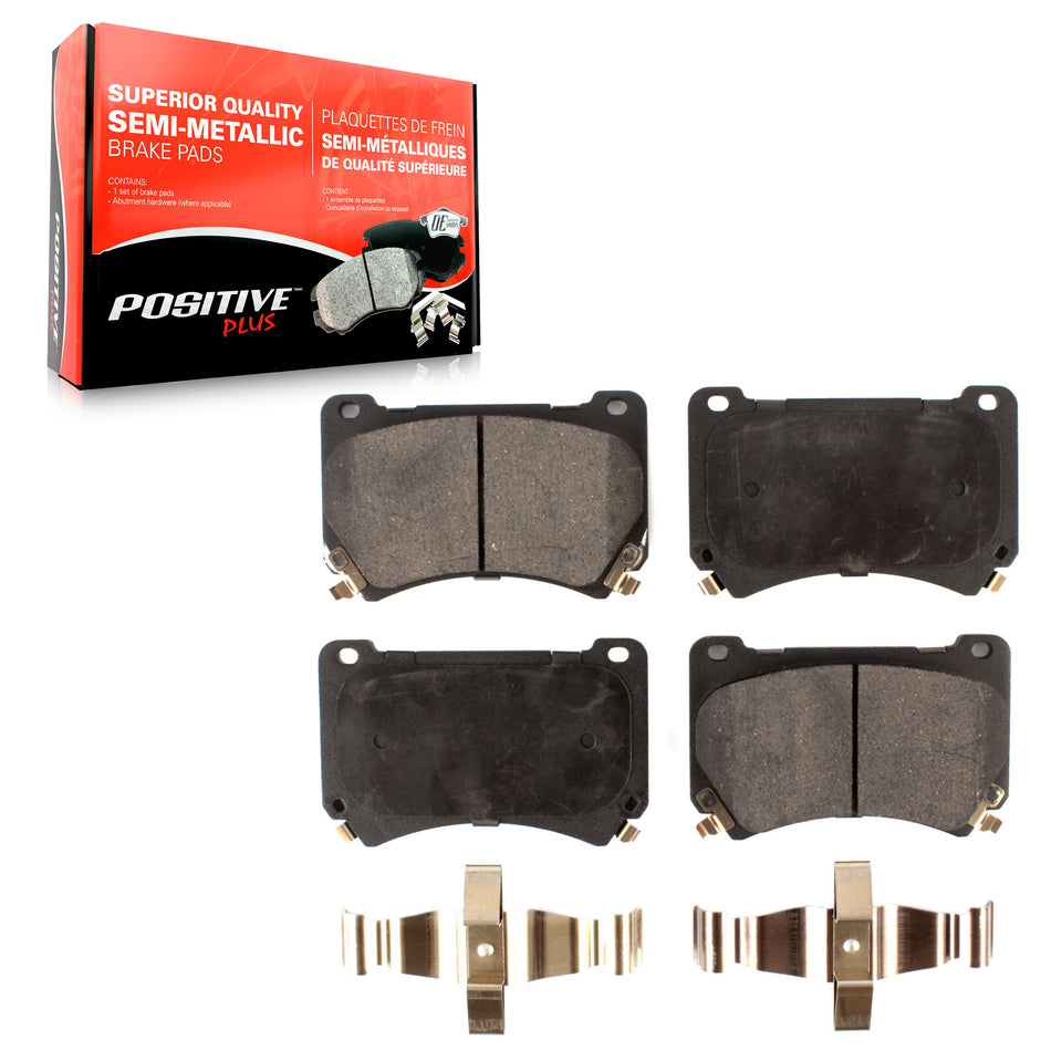 Front Semi-Metallic Disc Brake Pads PPF-D1396 For Hyundai Genesis Equus