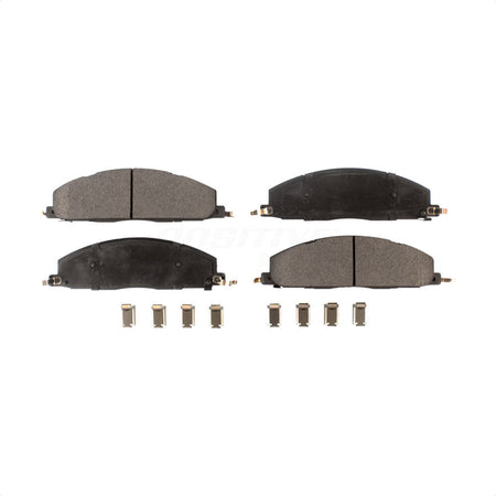 Rear Semi-Metallic Disc Brake Pads PPF-D1400 For Ram 2500 3500 1500 Dodge by Positive Plus