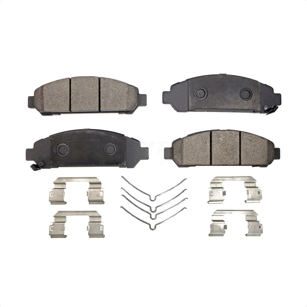 Front Semi-Metallic Disc Brake Pads PPF-D1401 For 2009-2016 Toyota Venza by Positive Plus