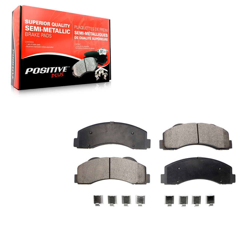 Front Semi-Metallic Disc Brake Pads PPF-D1414 For 2010-2017 Ford F-150 Expedition Lincoln Navigator