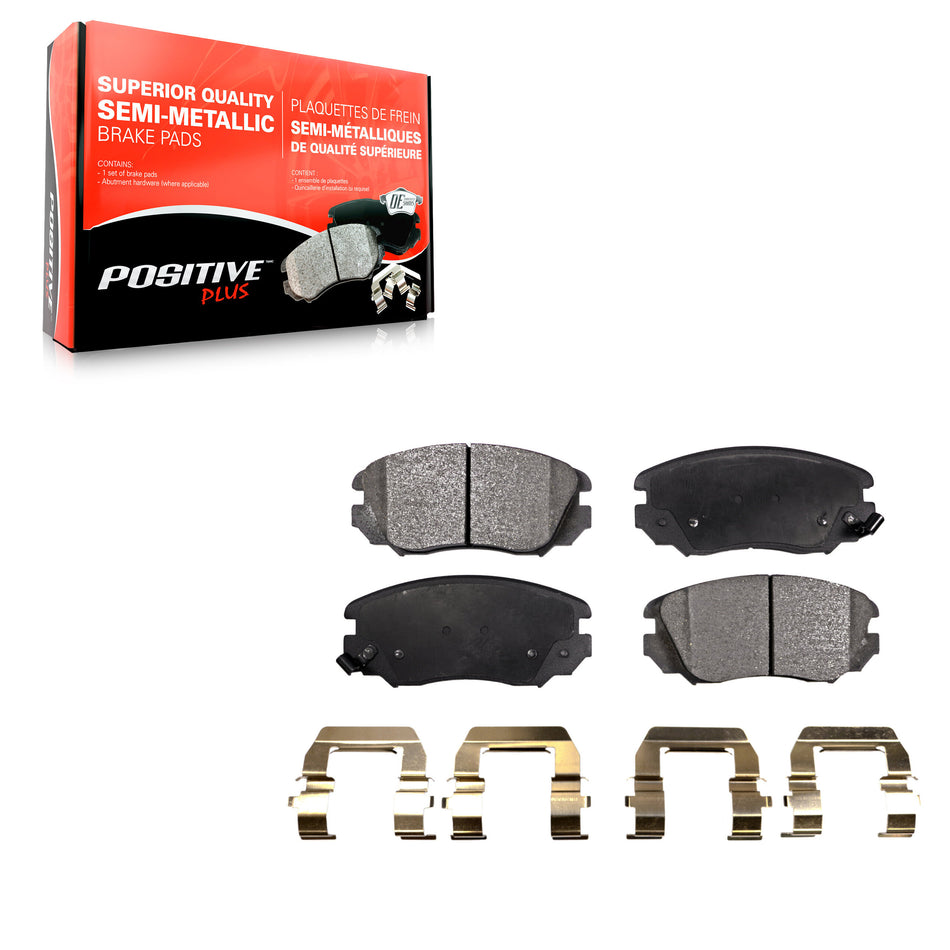 Front Semi-Metallic Disc Brake Pads PPF-D1421 For Chevrolet Equinox GMC Terrain Buick Malibu Impala