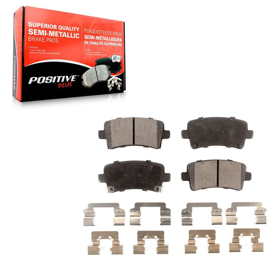 Rear Semi-Metallic Disc Brake Pads PPF-D1430 For Chevrolet Buick Malibu Impala LaCrosse Regal XTS