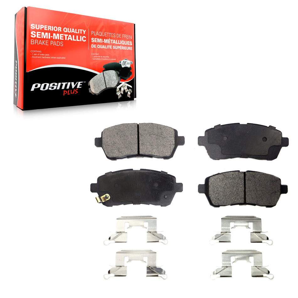 Front Semi-Metallic Disc Brake Pads PPF-D1454 For Ford Fiesta
