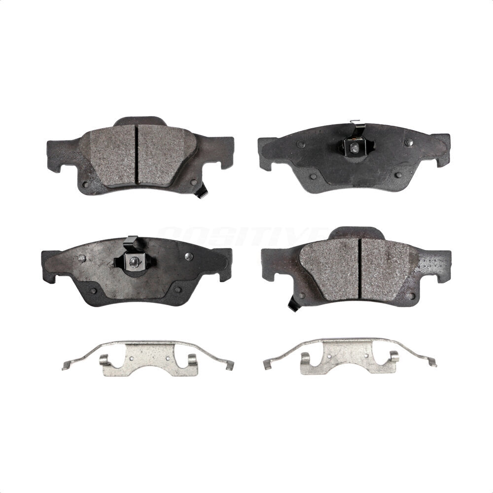 Rear Semi-Metallic Disc Brake Pads PPF-D1498 For Jeep Grand Cherokee Dodge Durango WK by Positive Plus