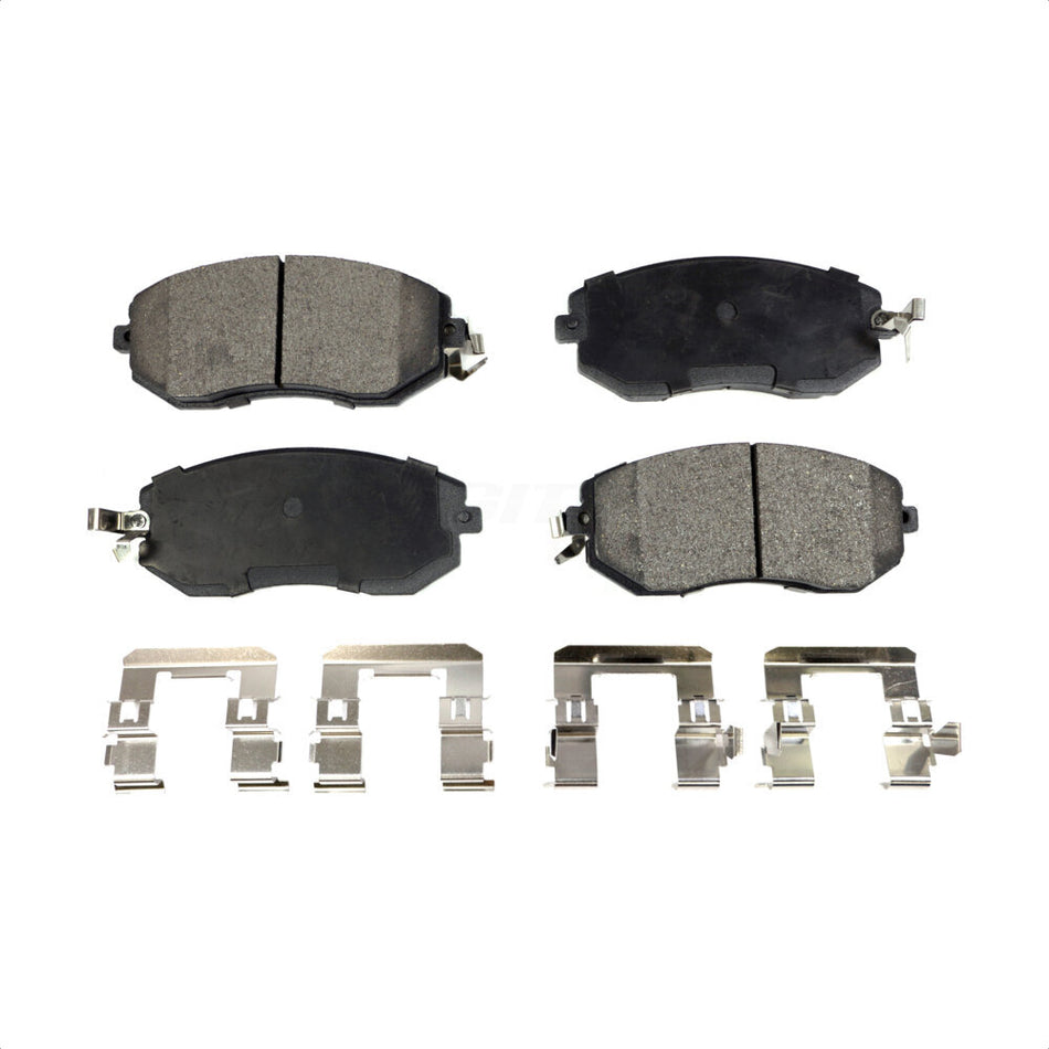 Front Semi-Metallic Disc Brake Pads PPF-D1539 For Subaru Forester Impreza Outback XV Crosstrek Legacy Scion FR-S BRZ Toyota 86 WRX by Positive Plus