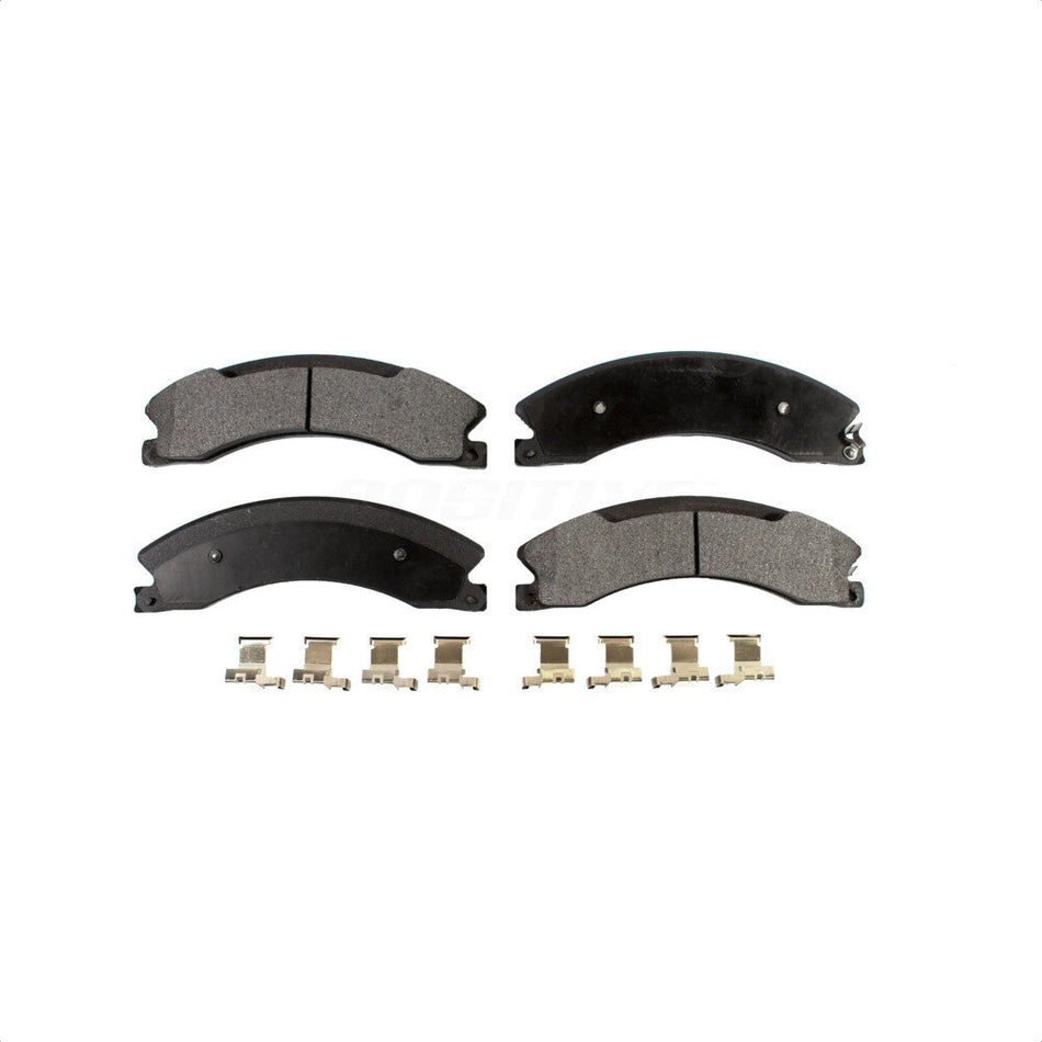 Rear Semi-Metallic Disc Brake Pads PPF-D1565A For Nissan NV2500 TITAN XD NV3500 NV1500 by Positive Plus