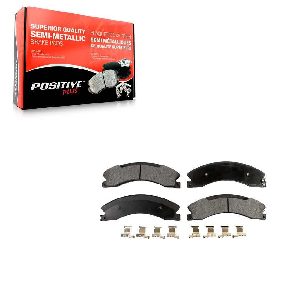 Rear Semi-Metallic Disc Brake Pads PPF-D1565A For Nissan NV2500 TITAN XD NV3500 NV1500