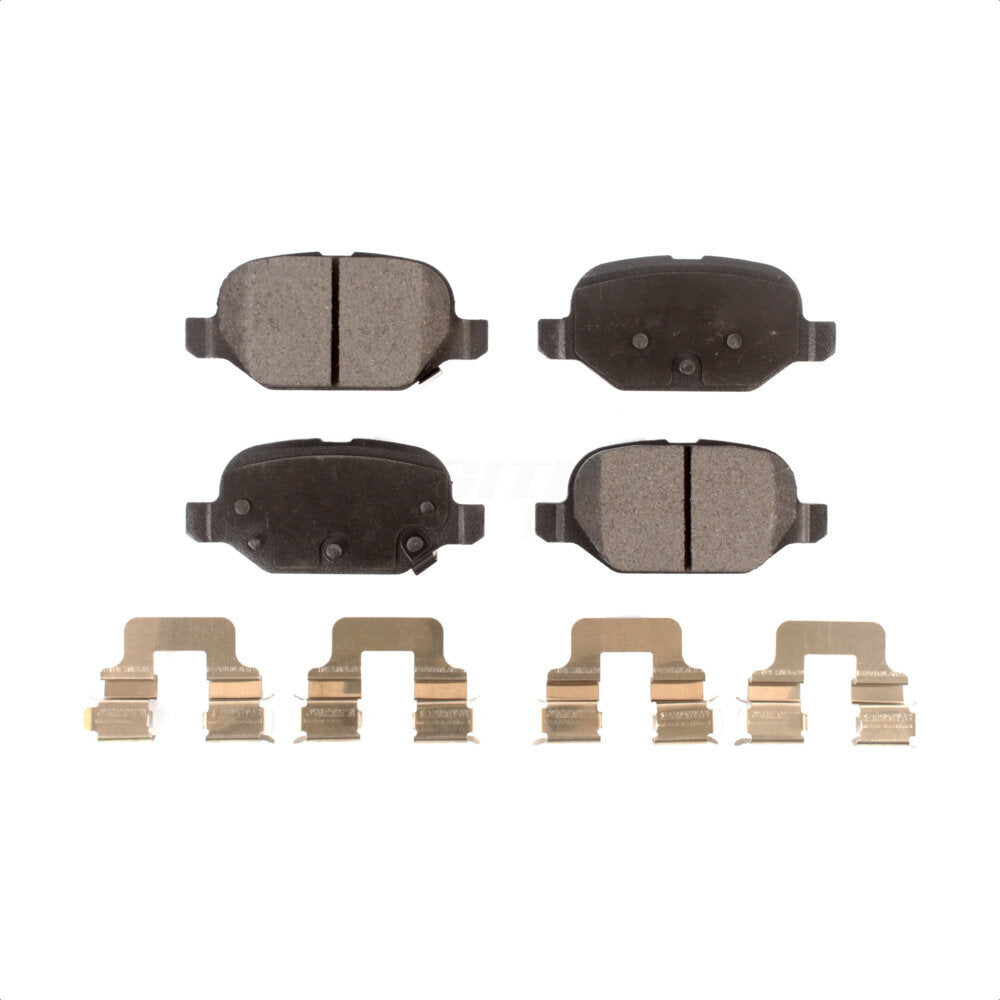 Rear Semi-Metallic Disc Brake Pads PPF-D1569 For 2012-2019 Fiat 500 by Positive Plus