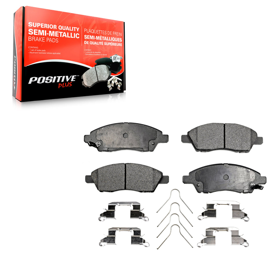 Front Semi-Metallic Disc Brake Pads PPF-D1592 For Nissan Micra Versa Note
