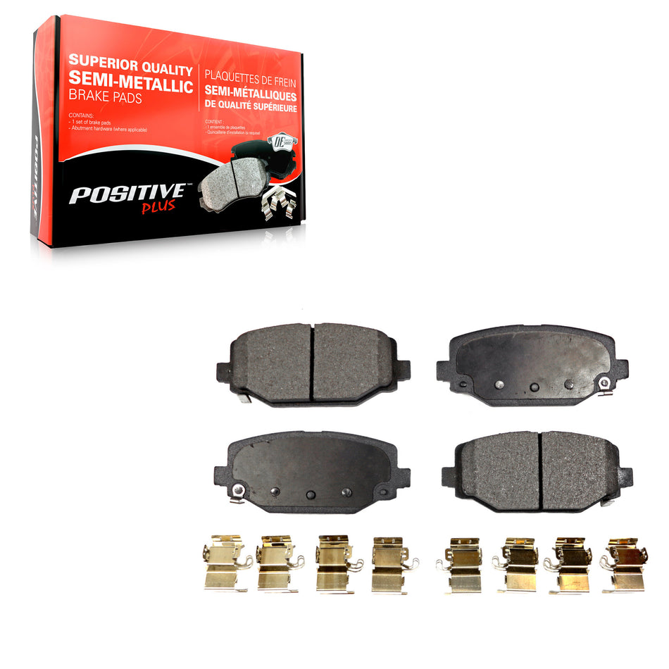 Rear Semi-Metallic Disc Brake Pads PPF-D1596 For Dodge Grand Caravan Journey Chrysler Town & Country