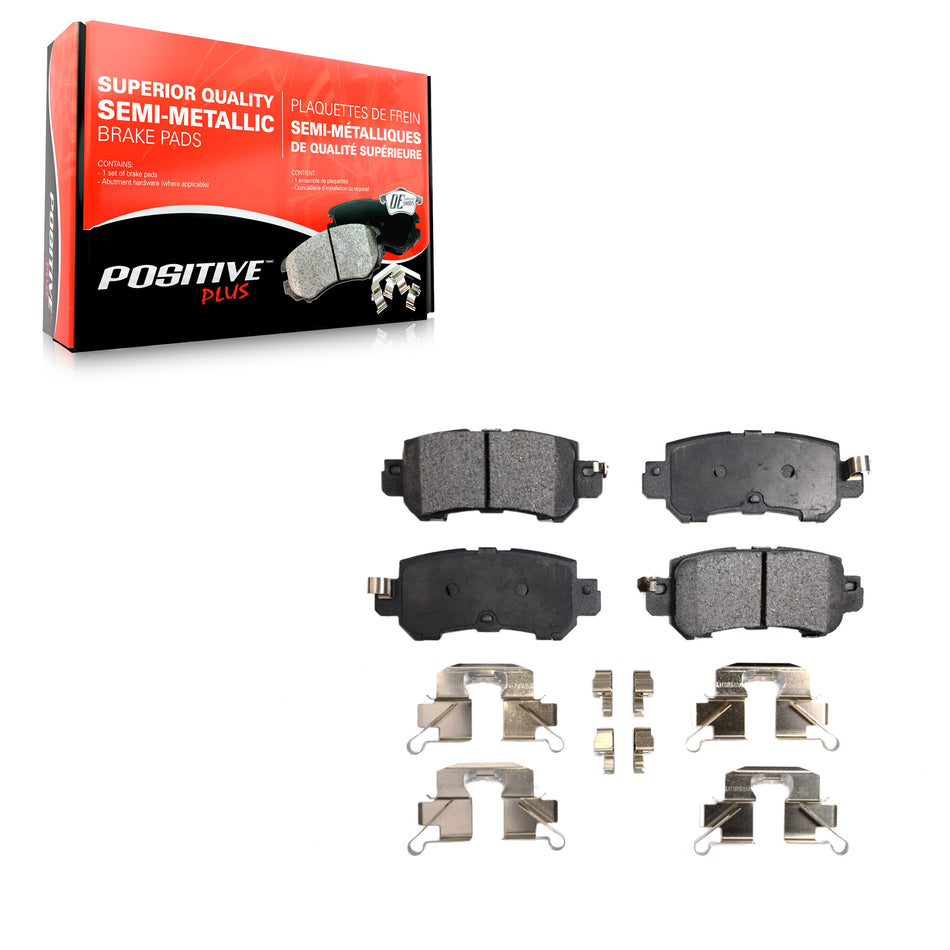 Rear Semi-Metallic Disc Brake Pads PPF-D1624 For Mazda CX-5 CX-3