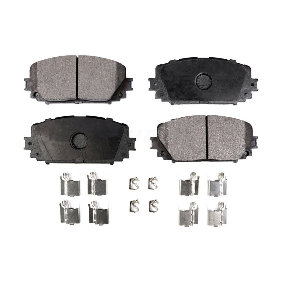 Front Semi-Metallic Disc Brake Pads PPF-D1628 For Toyota Yaris by Positive Plus