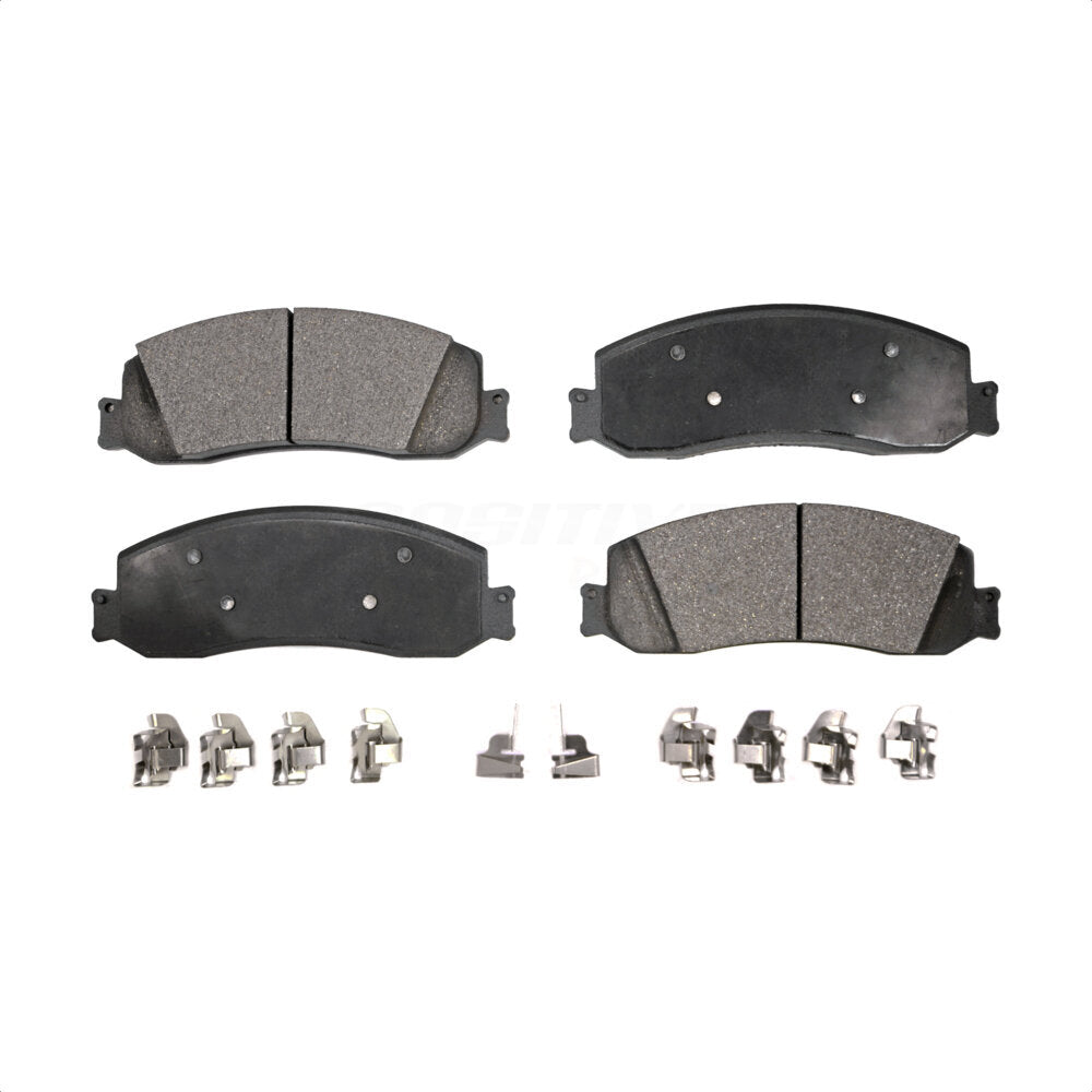 Front Semi-Metallic Disc Brake Pads PPF-D1631 For Ford F-250 Super Duty F-350 F-450 by Positive Plus