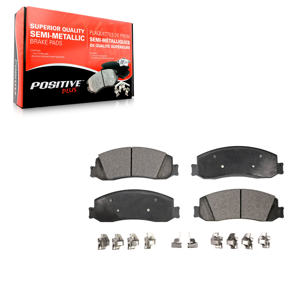 Front Semi-Metallic Disc Brake Pads PPF-D1631 For Ford F-350 Super Duty F-250