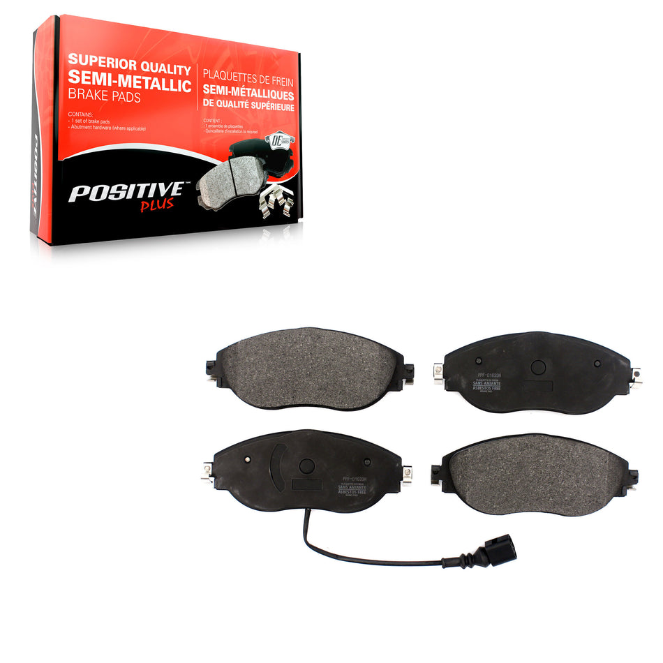 Front Semi-Metallic Disc Brake Pads PPF-D1633A For Volkswagen Tiguan Jetta Audi Q3 GTI Golf R Arteon