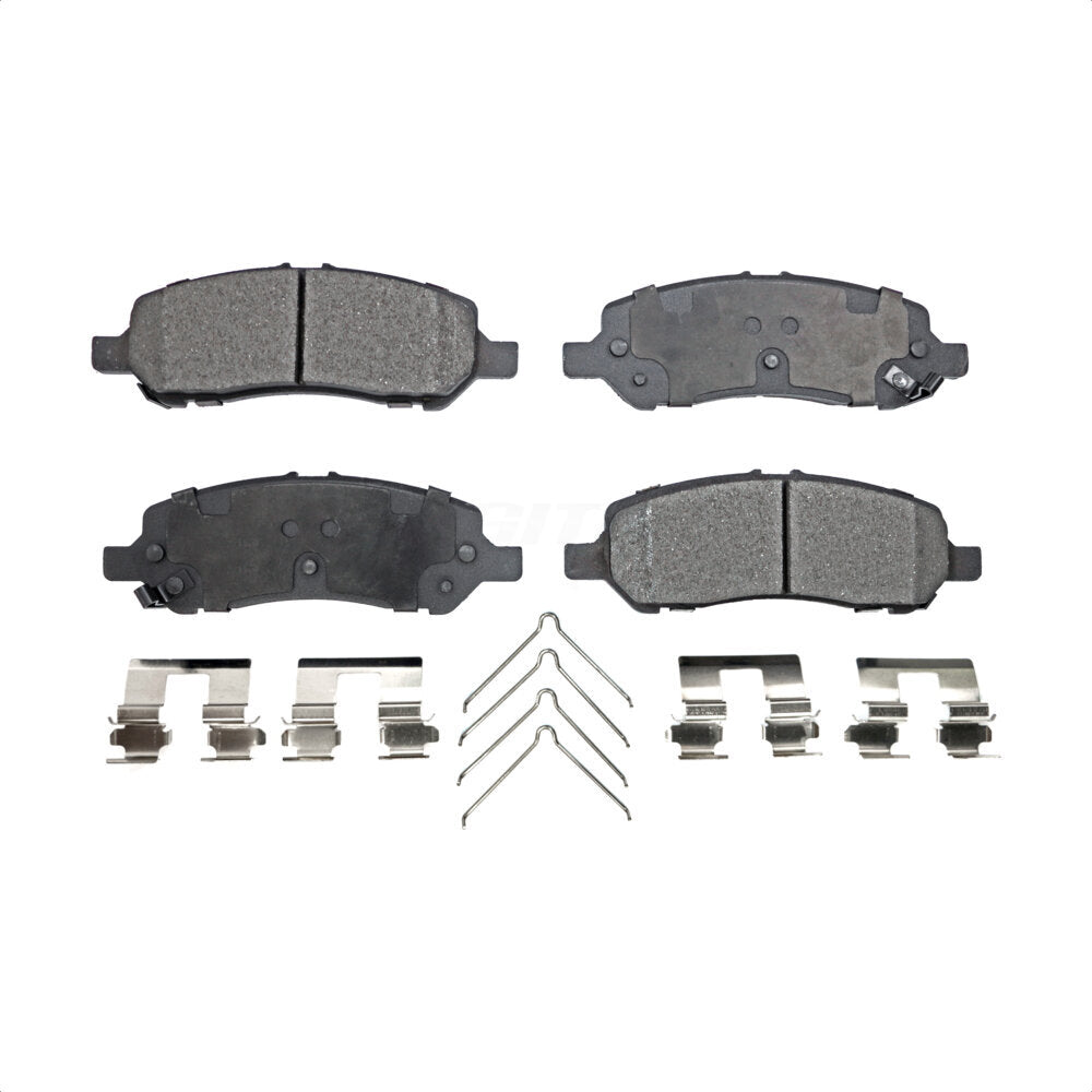 Rear Semi-Metallic Disc Brake Pads PPF-D1647 For 2013-2016 Dodge Dart by Positive Plus