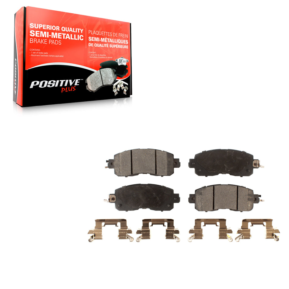 Front Semi-Metallic Disc Brake Pads PPF-D1650 For Nissan Altima LEAF