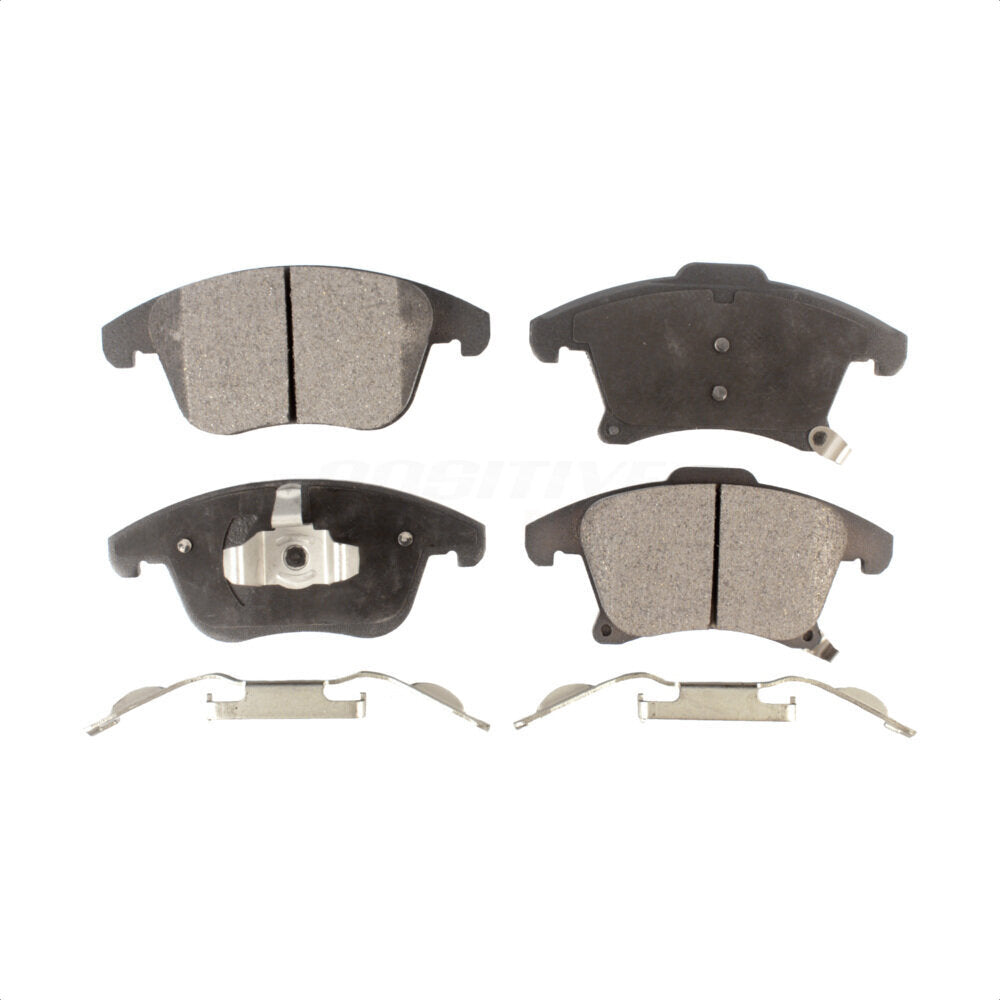 Front Semi-Metallic Disc Brake Pads PPF-D1653 For Ford Fusion Lincoln MKZ Police Responder Hybrid SSV Plug-In by Positive Plus