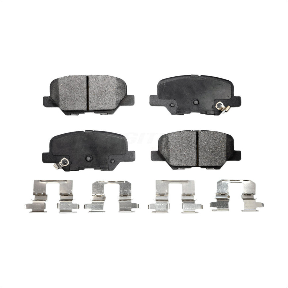 Rear Semi-Metallic Disc Brake Pads PPF-D1679 For Mazda 3 Mitsubishi Outlander Sport 6 PHEV RVR by Positive Plus