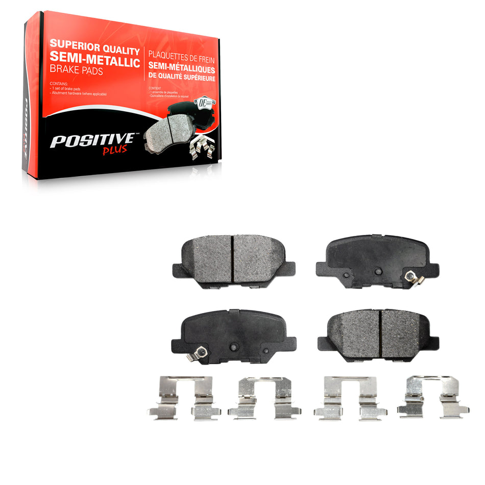 Rear Semi-Metallic Disc Brake Pads PPF-D1679 For Mazda 3 Mitsubishi RVR Outlander Sport PHEV 6
