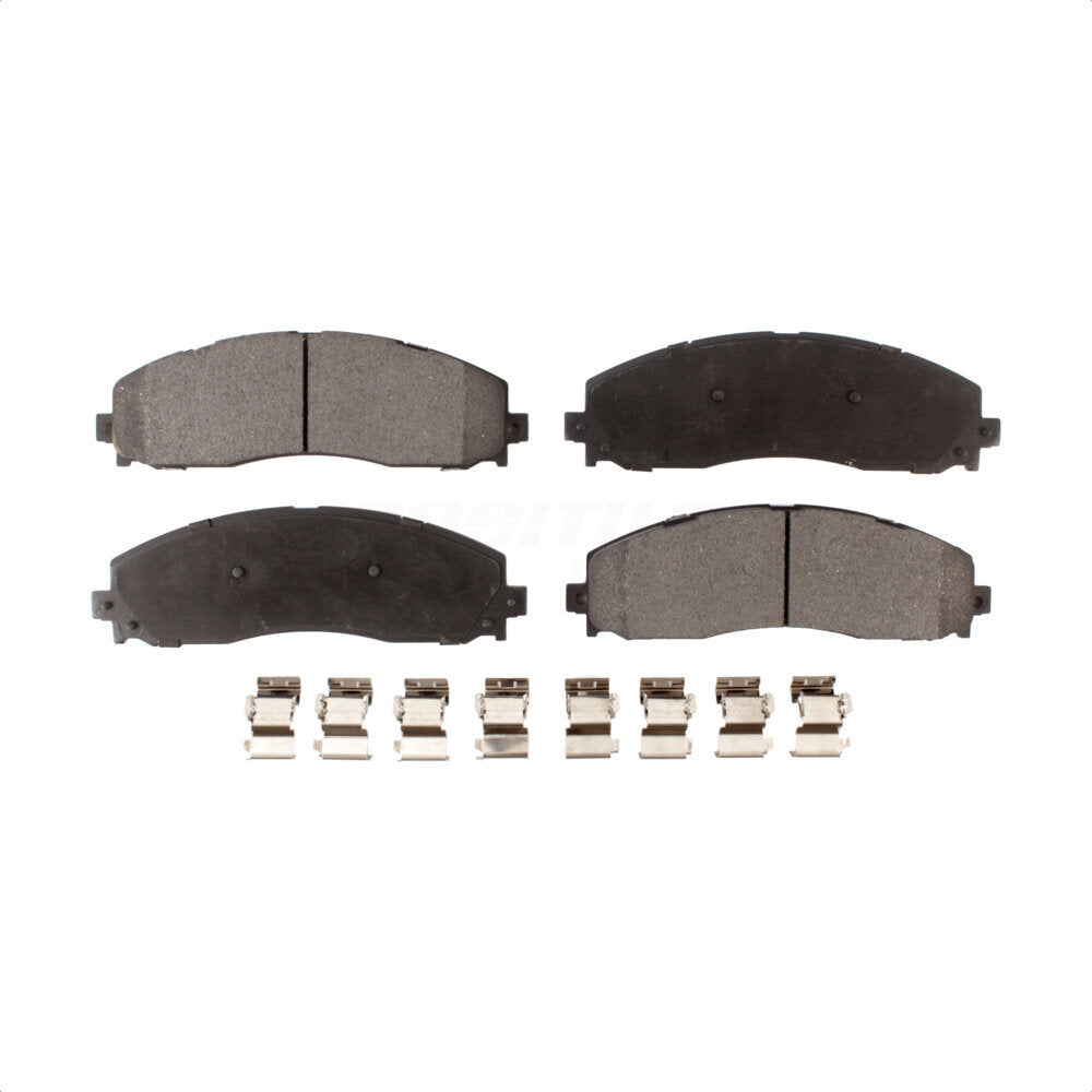 Rear Semi-Metallic Disc Brake Pads PPF-D1691 For Ford F-250 Super Duty F-350 F-450 by Positive Plus