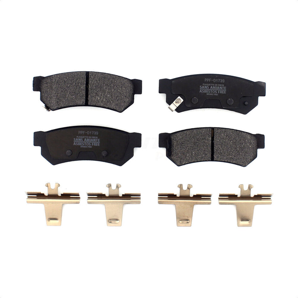 Rear Semi-Metallic Disc Brake Pads PPF-D1739 For Chevrolet Spark EV by Positive Plus