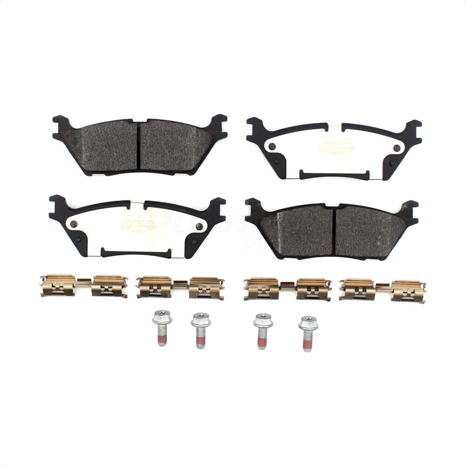 Rear Semi-Metallic Disc Brake Pads PPF-D1790 For Ford F-150 Expedition Lincoln Navigator by Positive Plus